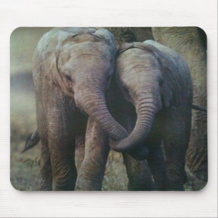 CASAL ELEFANTE AMOR MOUSEPAD