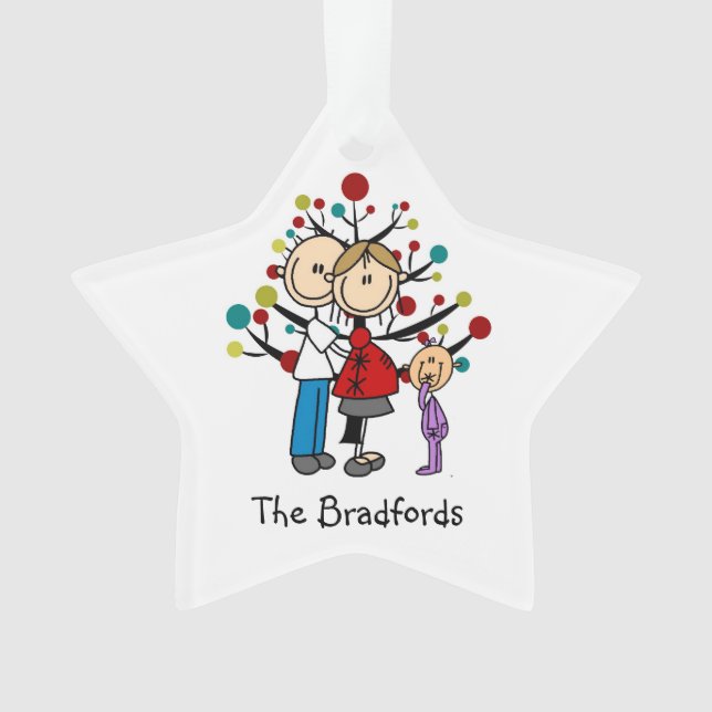 Casal Esperado para o Enfeites de natal Toddler Gi (Frente)