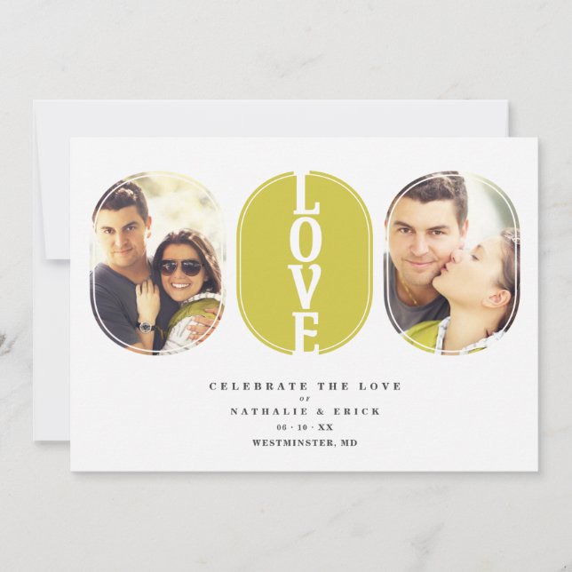 Casal Green Love Cote 2 Fotografias (Frente)