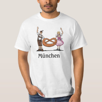 Casal Munique Pretzel, camiseta masculina