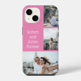 Casal para sempre com três fotos de casais