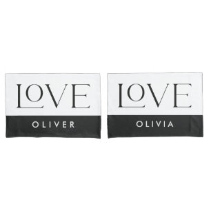 Casal preto branco serif amada moderna tipografia