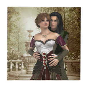 Casal Romântico de Fantasia
