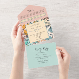 Casamento Abstrato Boho Pastel