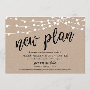 Casamento Adiado, Novo Plano, Rústico, Anúncio