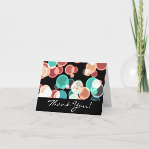 Casamento Agradecimento Bolhas Multicoloridas em P