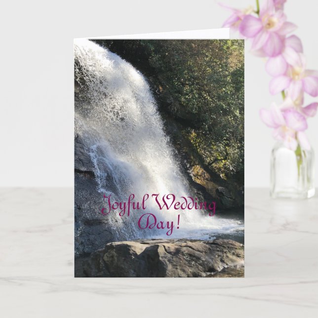 Casamento alegre, Cartão de Saudação Dobrado (Orquídea)