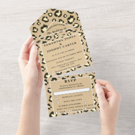 Casamento Animal com Cheetah Brown Safari, impress