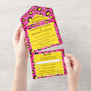 Casamento Animal Safari Pink Cheetah Pink