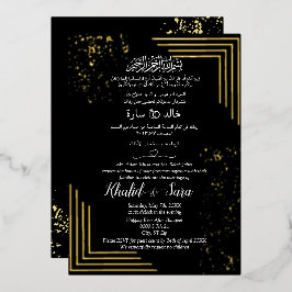 Casamento Árabe Luxusto Maldito Muçulmano Preto E