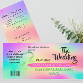 Casamento Arco-Íris do Festival Moderno Colorido