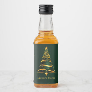 Casamento Árvore de Natal Dourada Chic e Elegante