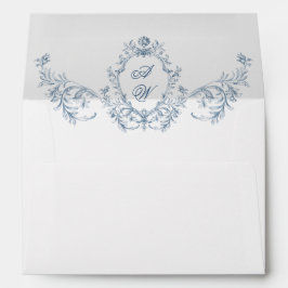 Casamento Azul com Grace Floral Dusty, Ornamentado