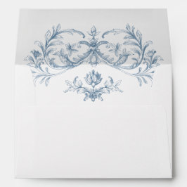 Casamento Azul com Grace Floral Dusty, Ornamentado