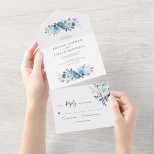 casamento azul elegante