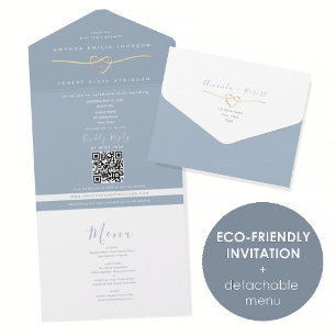 Casamento Azul Empoeirado Ecológico