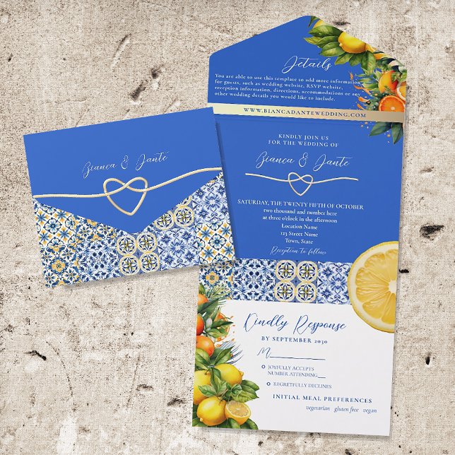 Casamento Azul Italiano (Criador carregado)
