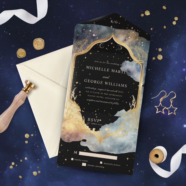 Casamento Azul Místico Celestial (Criador carregado)