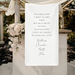 Casamento, Banner Memorial, Elegante, Letra Script