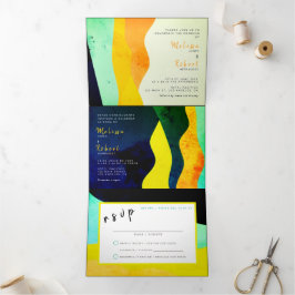 Casamento Bilíngue - Joias Tudo em Um Convite