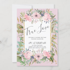 Casamento Blush Pink Floral Boho