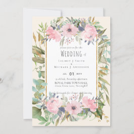 Casamento Blush Pink Floral Boho