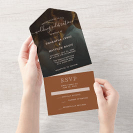 Casamento Boêmio de Terracota Simples e Elegante