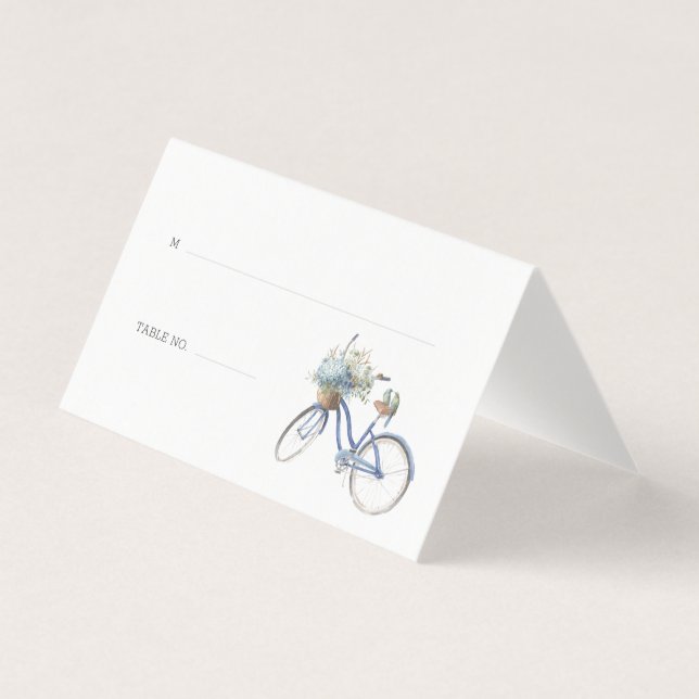 Casamento Bohemian Bicycle Watercolor (Frente)