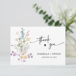 Casamento Boho de Flores Silvestres Personalizado