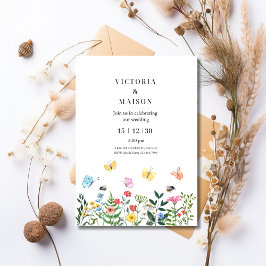 Casamento Boho Flor Silvestre, Convite de Casament