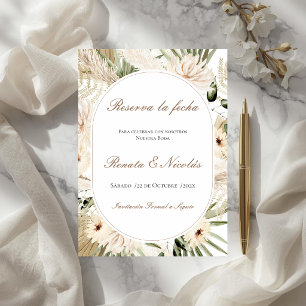 Casamento Boho Salve a Data