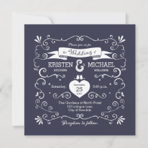 Casamento Boho Swirls (Alterable Background Color)