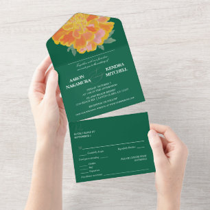 Casamento Bold Emerald Marigold
