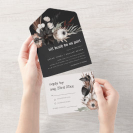 Casamento Botânico Bótico Rust Negro