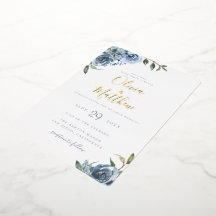 Casamento Botânico de Dusty Blue