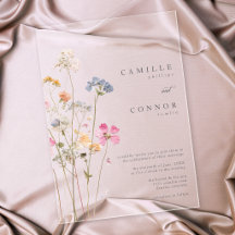Casamento Botânico de Flor Silvestre Prensada Boho