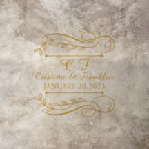 Casamento botânico Dourado Elegante