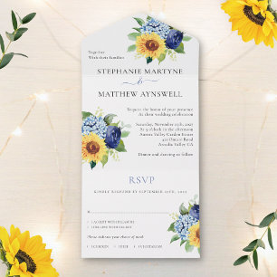 Casamento Botânico Floral Azul