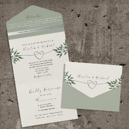 Casamento Botânico Rústico em Verde Sage