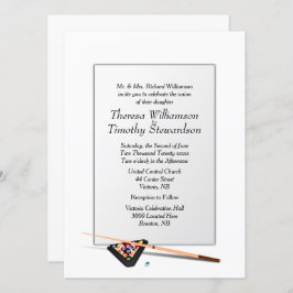 Casamento Branco de Convite para Casamento de Tema