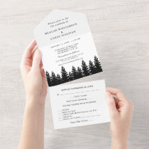 Casamento branco e preto-chic minimalista com RSVP