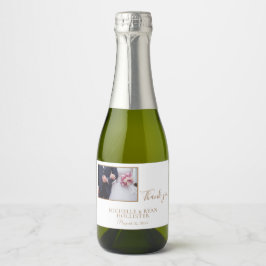 Casamento Branco Elegante Obrigado Foto