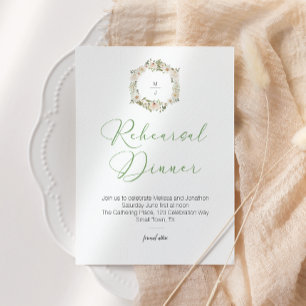 Casamento Branco Floral Elegante Jantar de Ensaios
