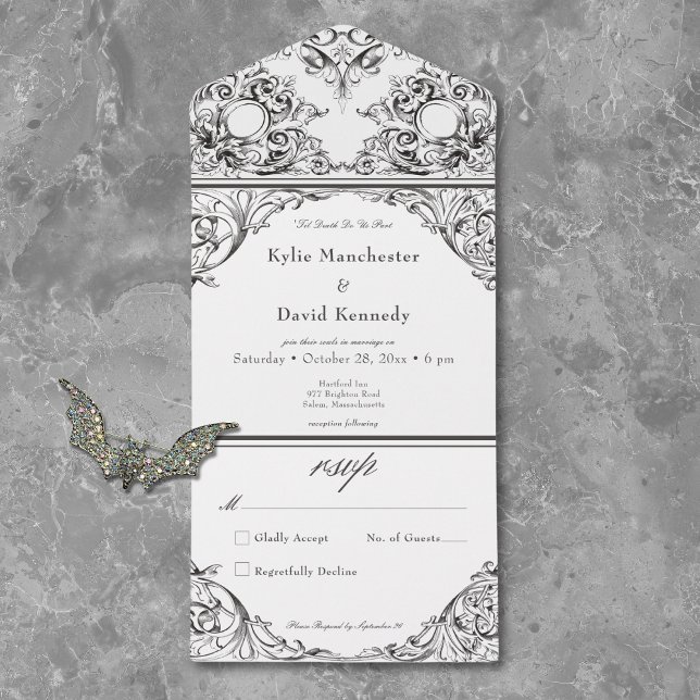Casamento Branco Negro Morte Vitoriana Sem Janto (Criador carregado)