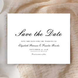 Casamento Branco Preto Do Orçamento Salvar A Data