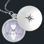 Casamento Bridesmaid Keepsaem Obrigado Colar<br><div class="desc">Colares de Manutenção Escolha Prateado ou Prata Esterlente</div>