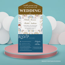 Casamento Bright Boho Terracotta Rainbows