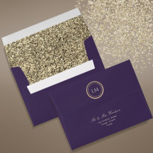Casamento Brilho Dourado e Roxo
