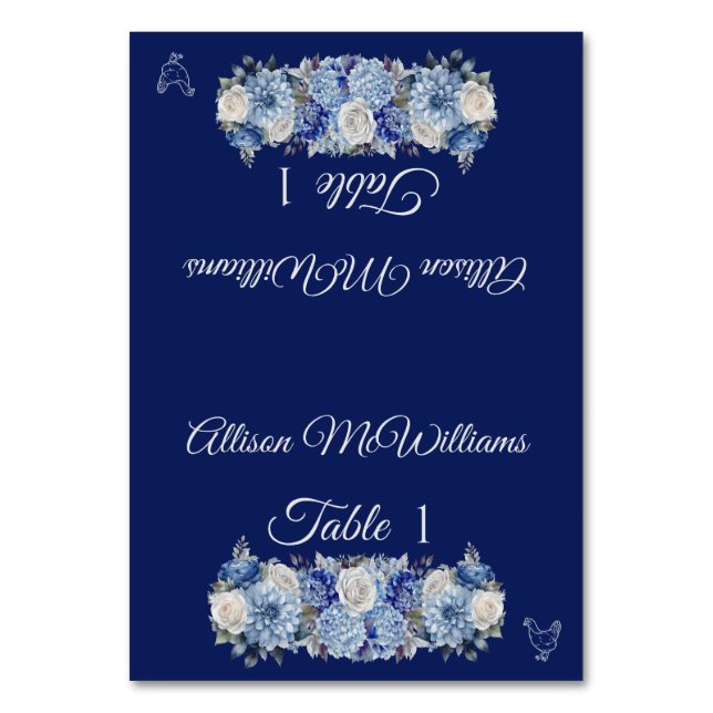 Casamento Cartão de Passagem — Flores Aquáticas-Av (Frente)