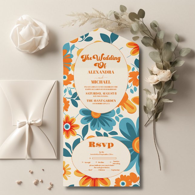 Casamento Casual Boêmio Retro (Criador carregado)